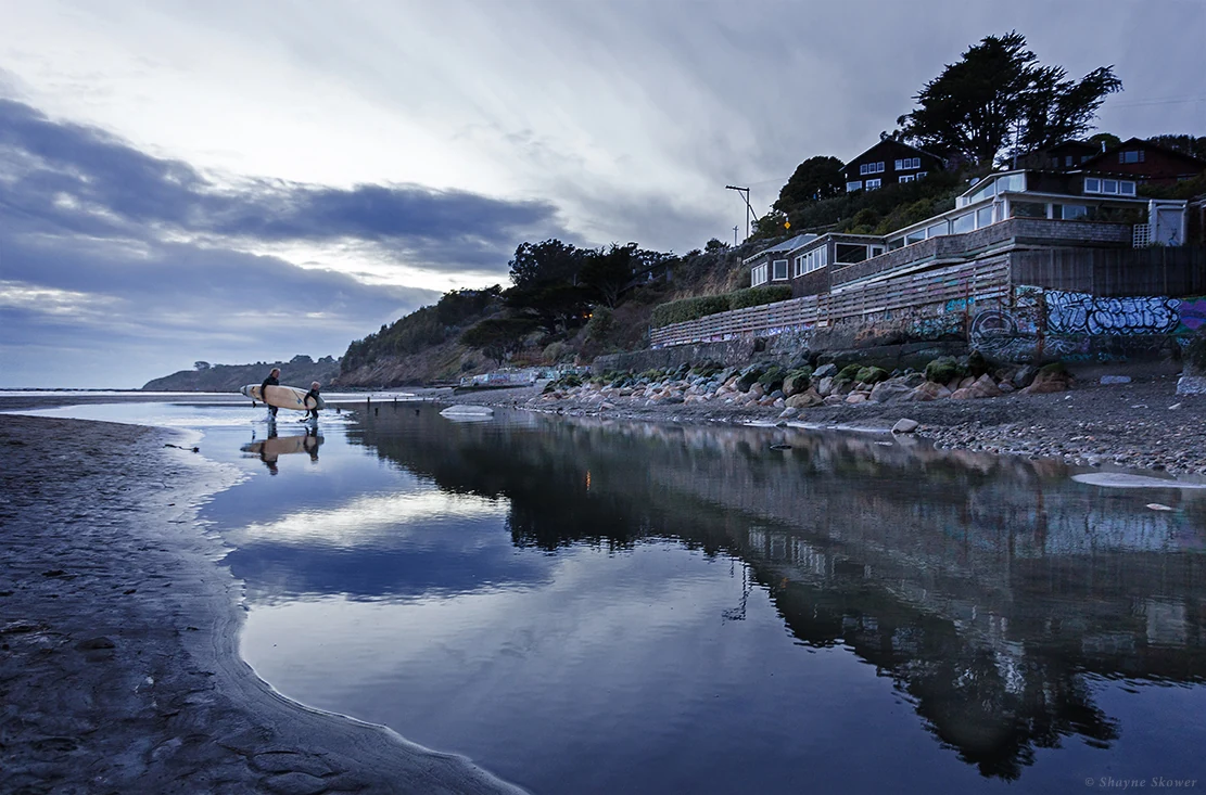Bolinas photography — special moments in the surf - Photo: S.Skower