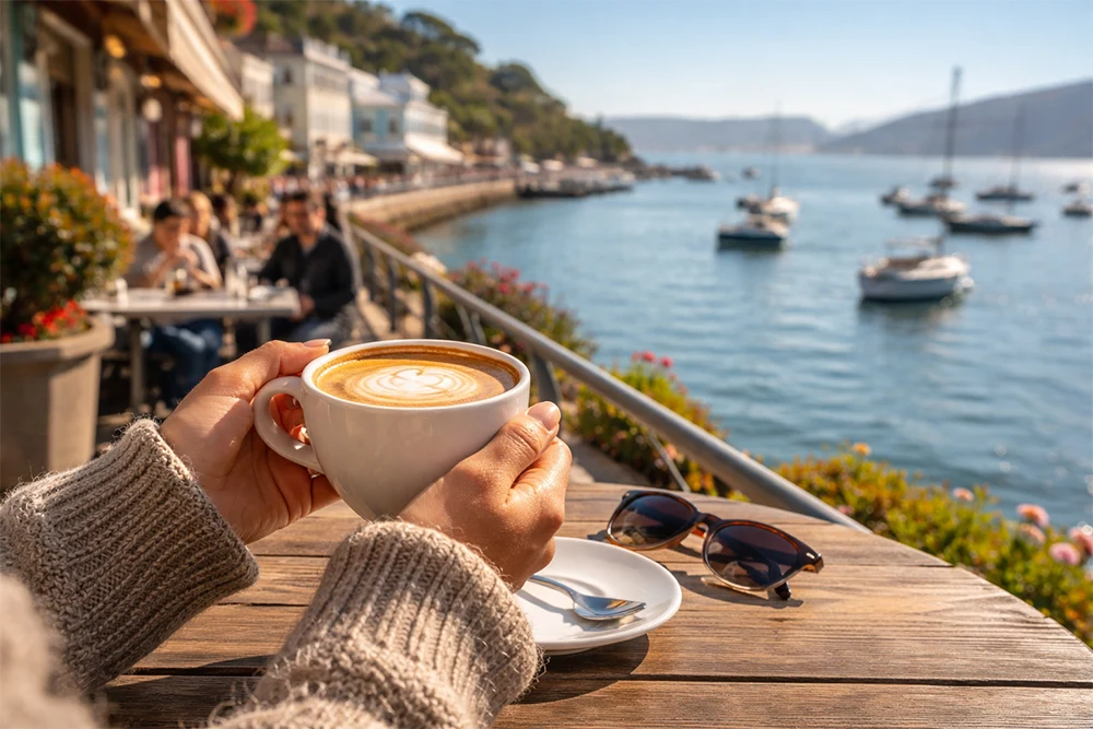 Coffee spots across Marin County