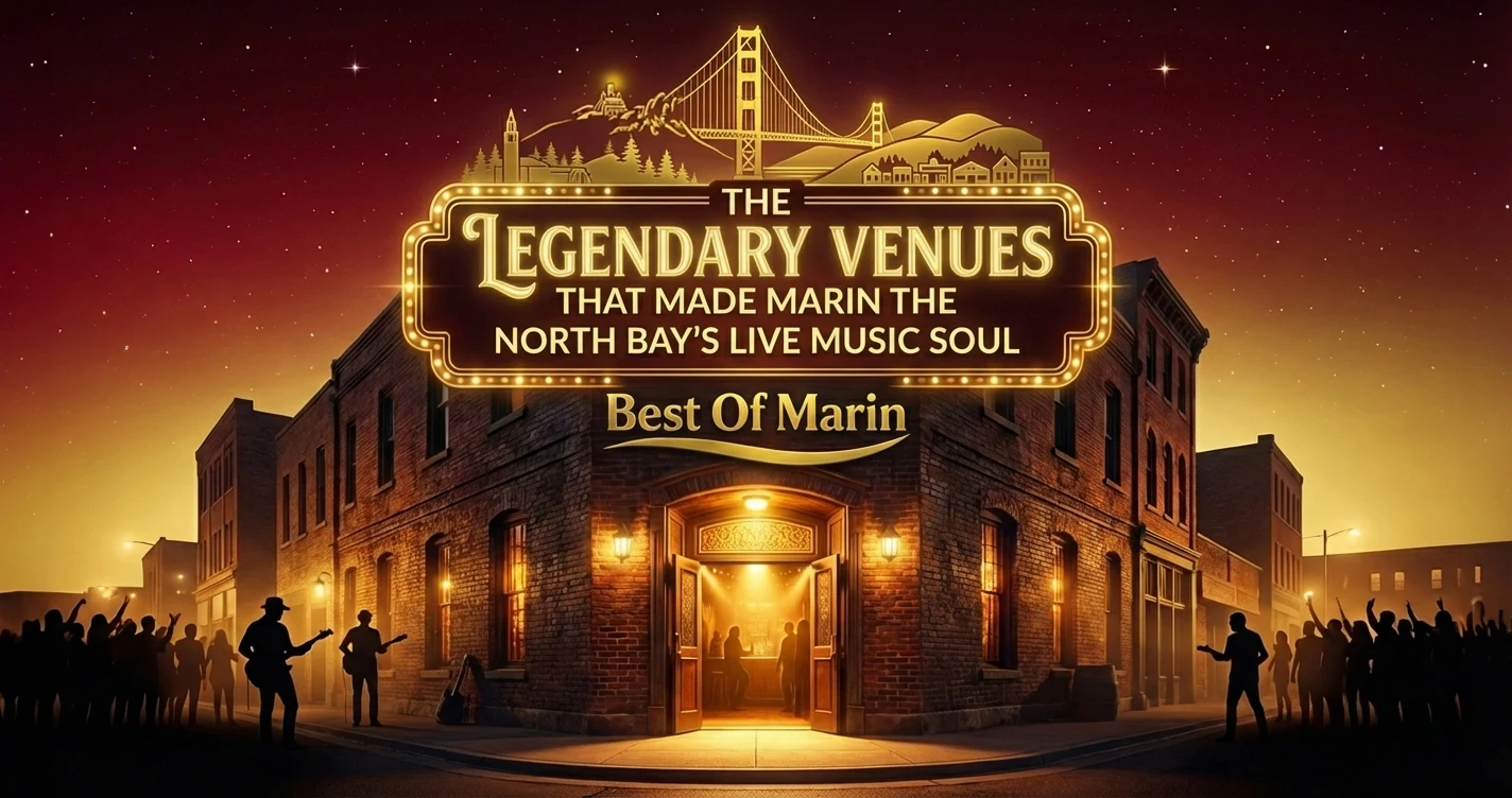 Live music venues in Marin County