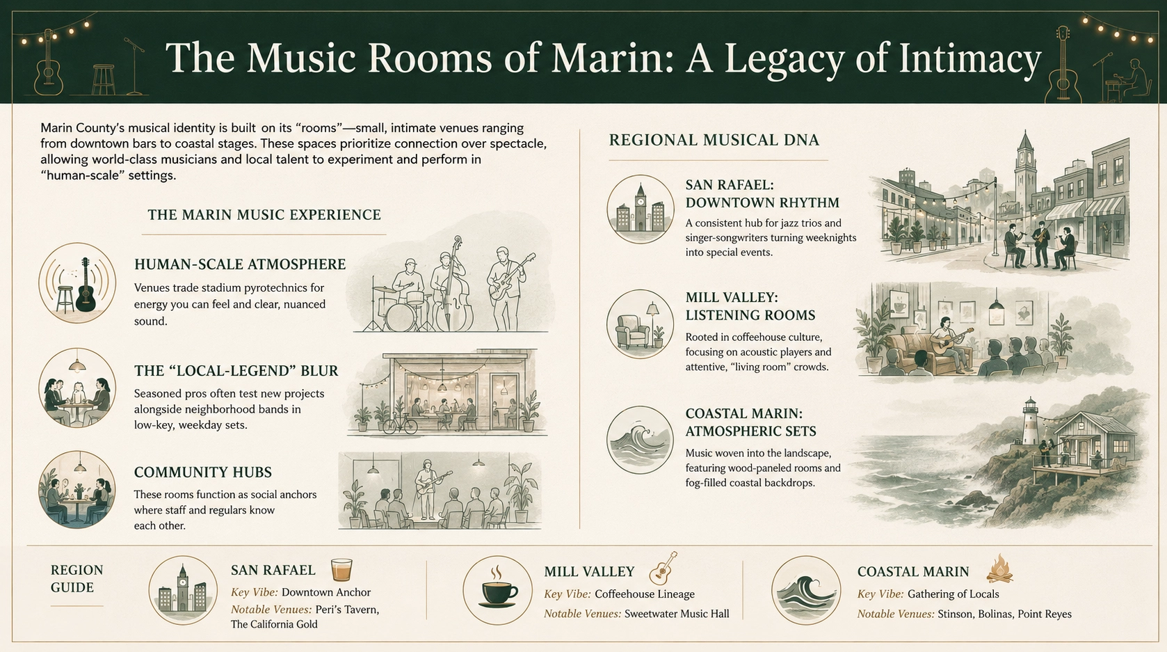 Marin County music venues
