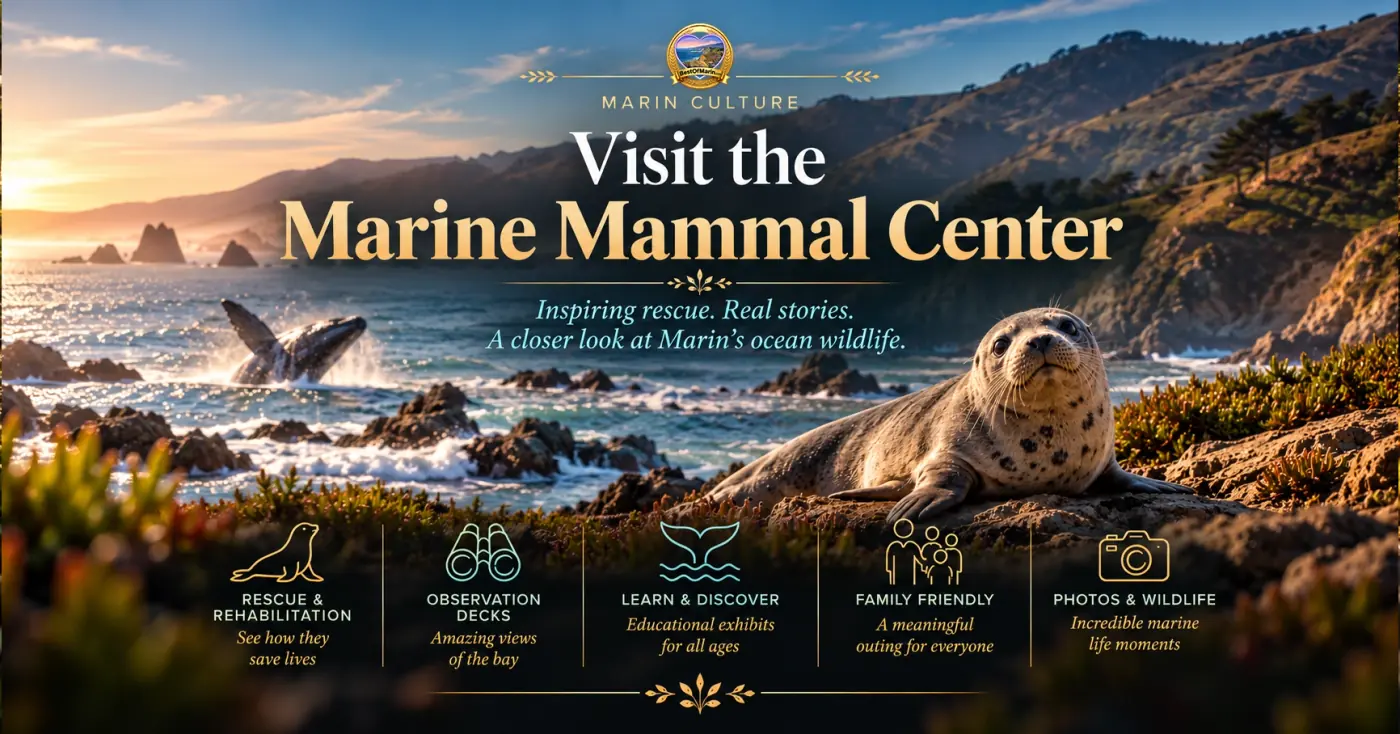 Visit the Marine Mammal Center in the Marin Headlands